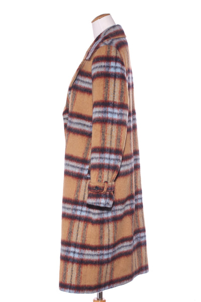 STAPLE THE LABEL - Fluffy check coat! 12