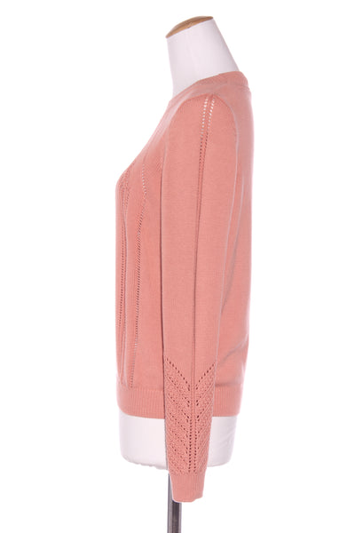 JEANSWEST - Cotton patterned knit - Rose! 8-10