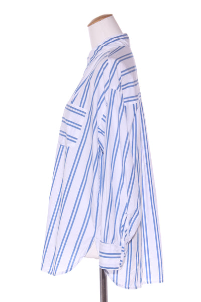 DECJUBA - Cotton oversized stripe Petra shirt! 8-12