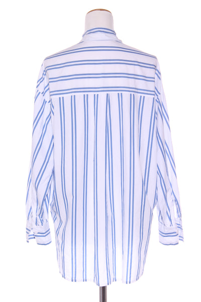 DECJUBA - Cotton oversized stripe Petra shirt! 8-12