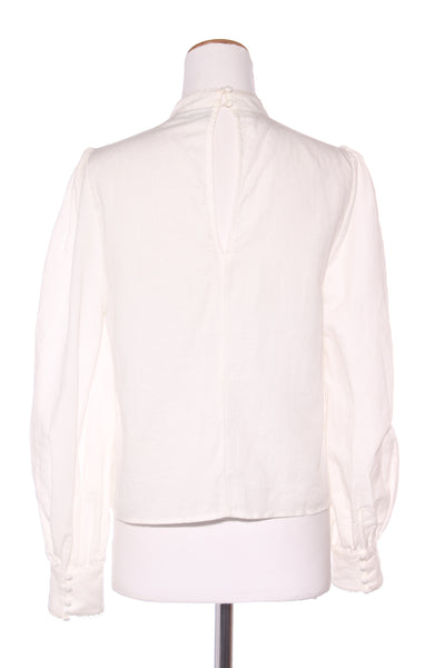 MINKPINK (LN) Linen blend ruffle + lace blouse! 12