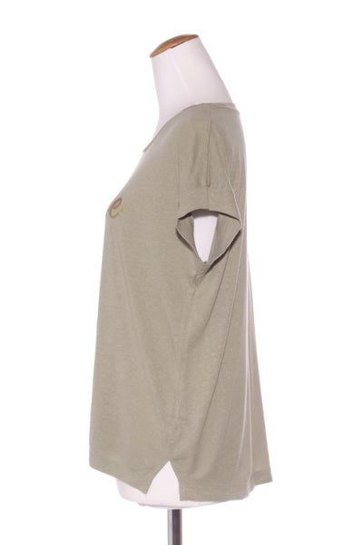 SUSSAN "Adore" print linen blend tee! 8-10