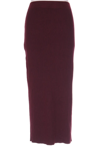 ANKO (BN) "Rib column" midi skirt - Wine! 10