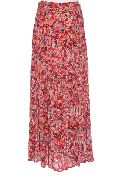 MAX - Clara gather maxi skirt - Watercolour floral print! 10