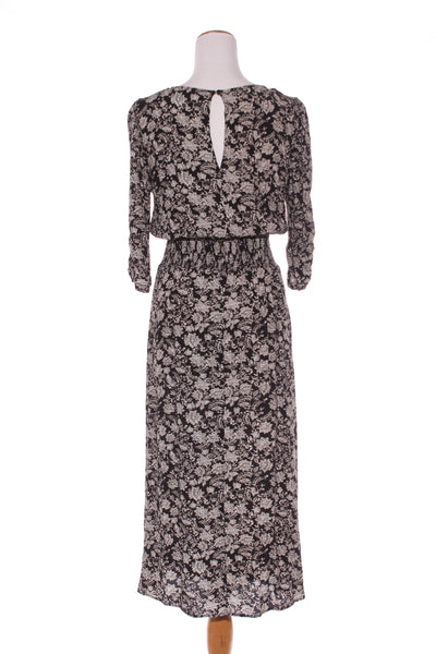 WHISTLE - Floral print shirred waist midi dress! 12