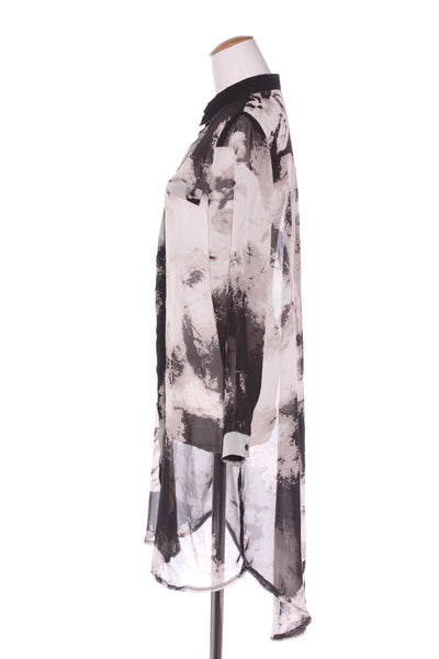 IZABEL LONDON - Moody chiffon shirt dress/duster! 12