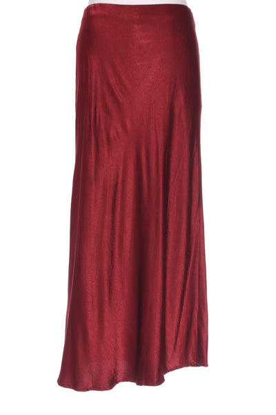 MAX - The slip skirt - Wine viscose satin! 12
