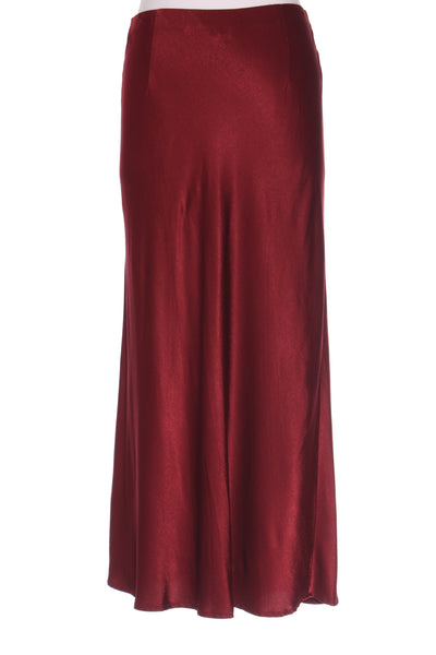 MAX - The slip skirt - Wine viscose satin! 12