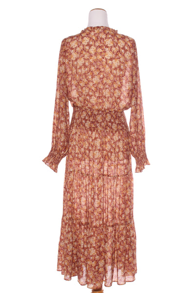 IVY + JACK - Shirred detail warm floral maxi dress! 14
