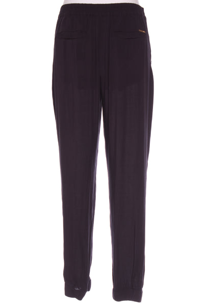 MICHAEL KORS - Navy + gold rayon jogger pant! 12