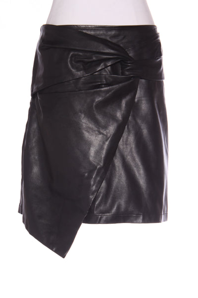 CHARLO - Asymmetric faux leather mini skirt! 14