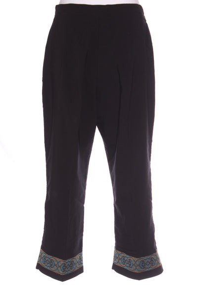 IGNITE - Vintage teal jacquard trim pant! 16