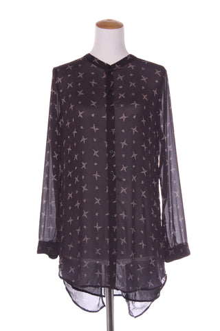 STATE OF PLAY - Printed sheer viscose shirt! 10-12