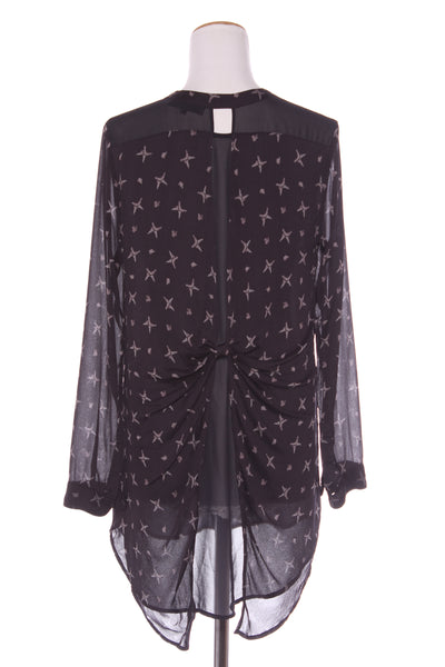 STATE OF PLAY - Printed sheer viscose shirt! 10-12
