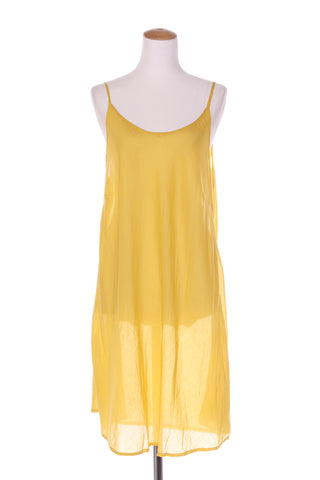 BANANA BLUE - Yellow cotton gauze slip dress! 16