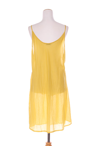 BANANA BLUE - Yellow cotton gauze slip dress! 16