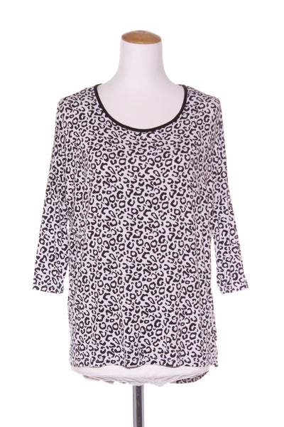 BETTY BASICS - Leopard print viscose top! 8-12