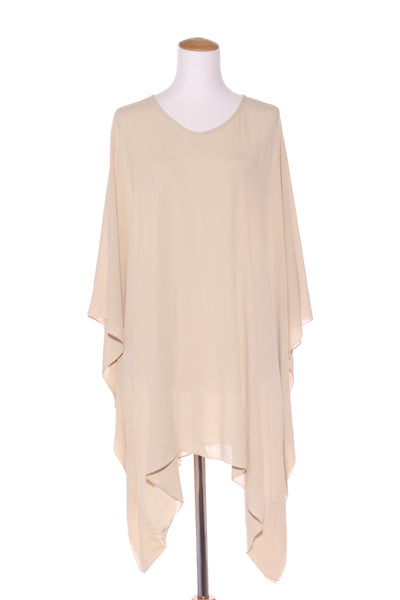 CITTA ESSENTIALS - Beige boxy kaftan! O/S
