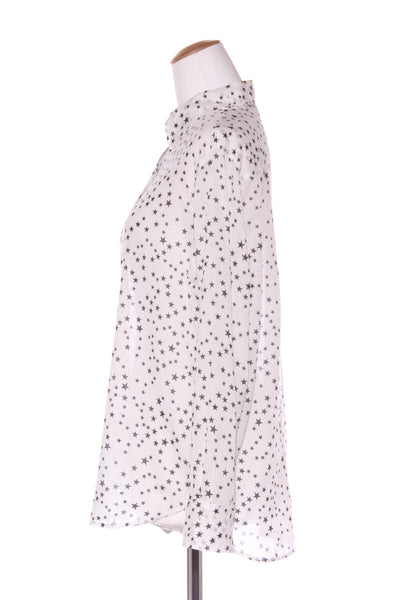 SILLS (NZ) Romy star cotton shirt - White! 10-12