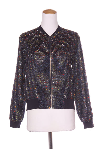 REPERTOIRE (NZ) "BJ" bomber - Metallic blue tweed! 14