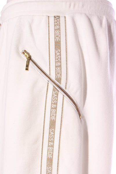 SASS & BADE (BN) "The Atomic sound" ivory pant! 14