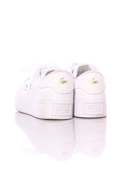 LACOSTE "Ziene" platform leather sneaker! 38