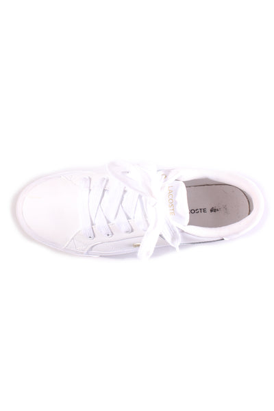 LACOSTE "Ziene" platform leather sneaker! 38