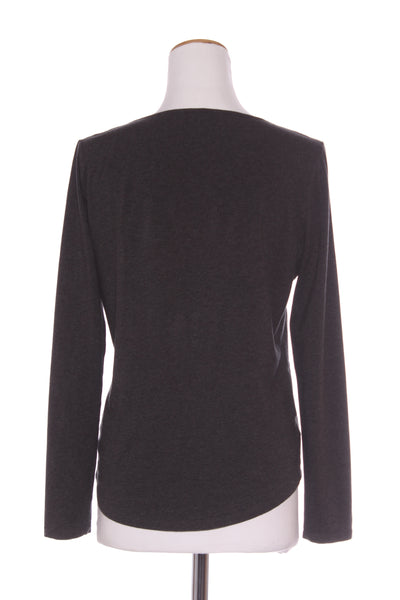 TRENERY - Charcoal cotton L/S tee! 12
