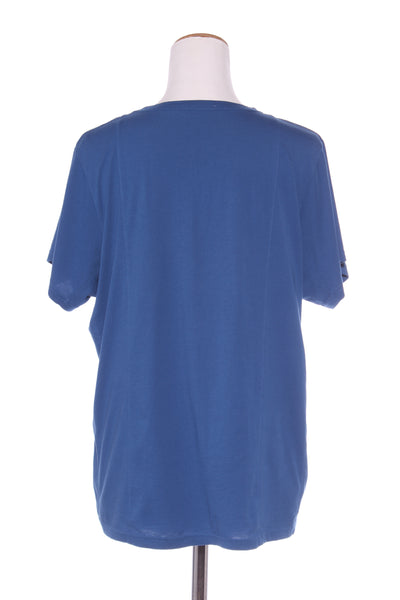TRENERY - Blue pima cotton panel tee! 14