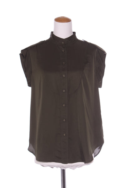 WITCHERY - Viscose satin sleeveless shirt! 12