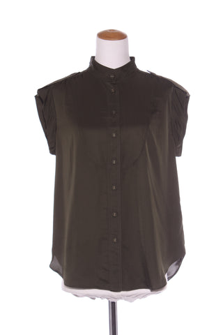 WITCHERY - Viscose satin sleeveless shirt! 12