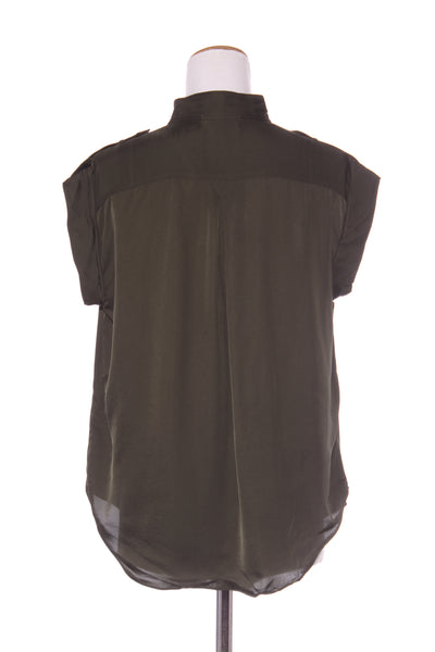 WITCHERY - Viscose satin sleeveless shirt! 12