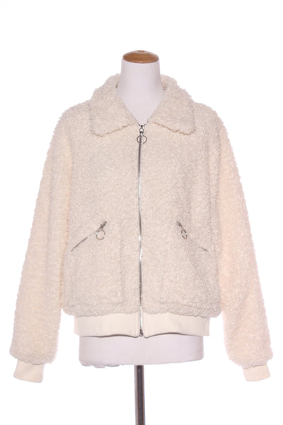 GARAGE (UK) Sherpa boucle zip jacket! 14