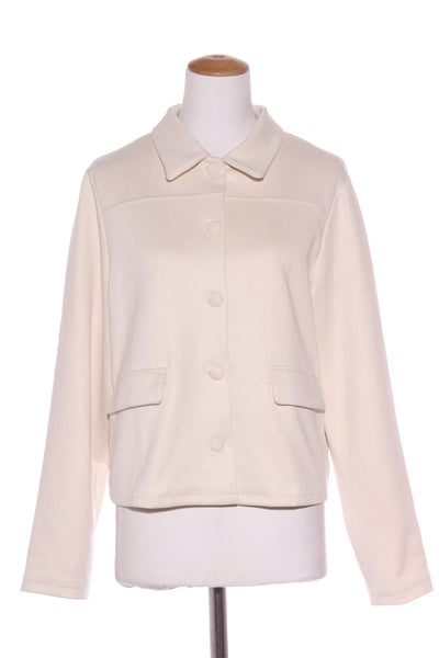 NO LABEL - Suedette cream jacket! 14