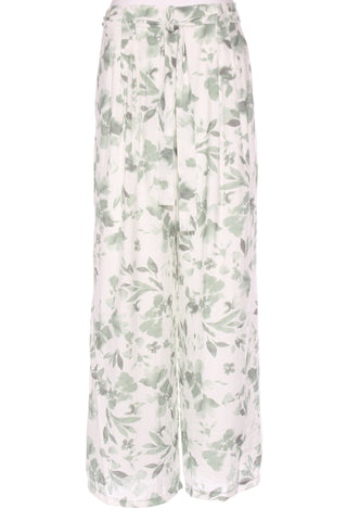 DOTTI (LN) Wide leg green fauna belted pant! 12