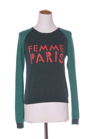 MAISON SCOTCH "Femme Paris" lambswool/angora knit! 10