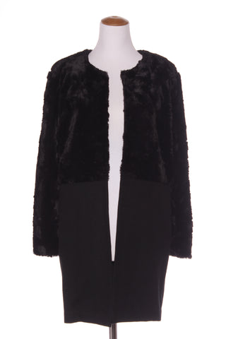 BLAK LUXE (NZ) Wool + cashmere fur detail coat! 12