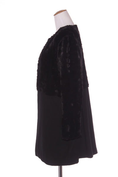BLAK LUXE (NZ) Wool + cashmere fur detail coat! 12