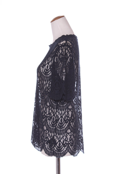DECJUBA - Navy lace top! 14