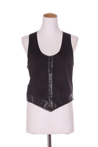 PAULA RYAN (NZ) Faux leather + suedette waistcoat! 12