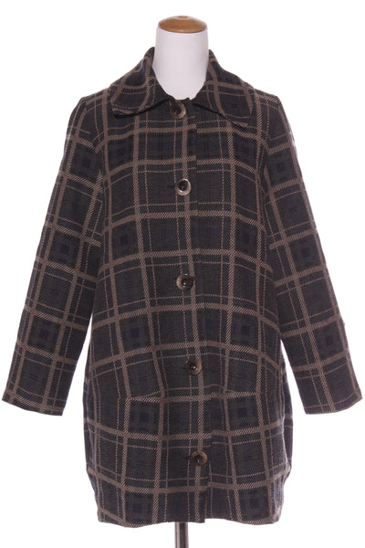 PAULA RYAN "Check tulip" coat! 12-14