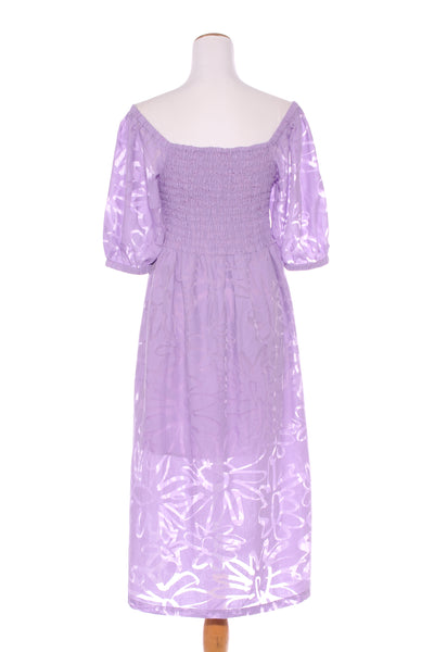 GORMAN - Fleur devore lilac dress! 12