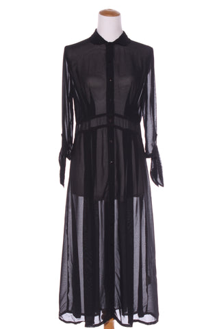 RJC (NZ) Viscose chiffon shirt dress/duster! 12