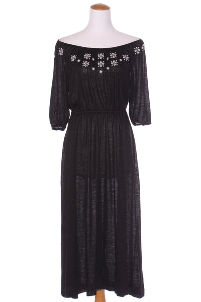 TRENERY - Embroidered ramie midi dress! 12