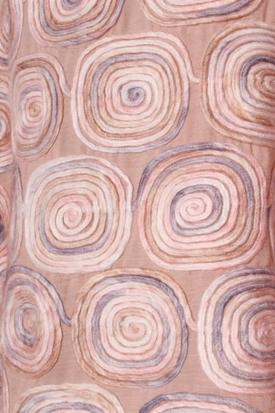 TS - Spiral applique  shawl/scarf!
