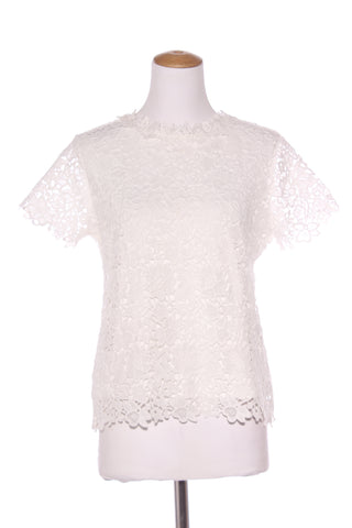 EURO EDIT - White lace top! 12