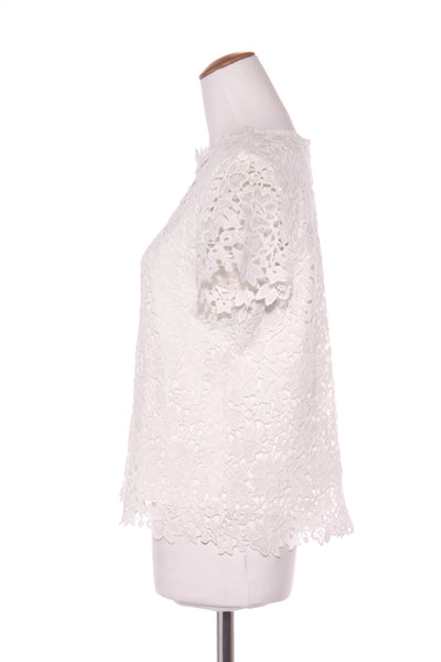 EURO EDIT - White lace top! 12