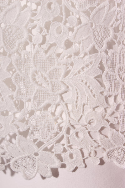 EURO EDIT - White lace top! 12