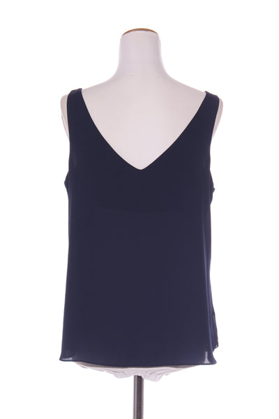 WALLIS - Chiffon overlay navy tank! 14
