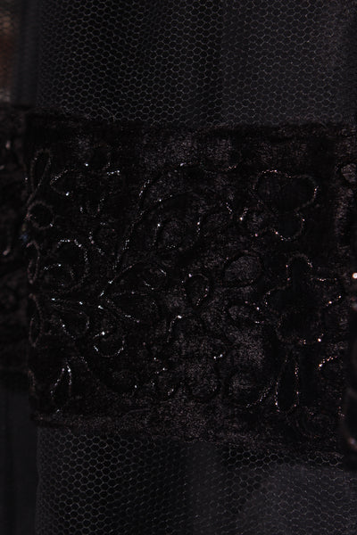 TRELISE COOPER "Pyranees" velvet mesh over skirt! 12